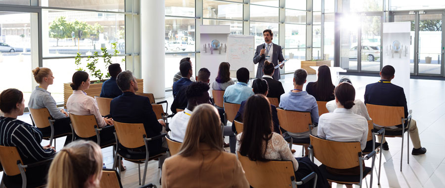 Organización durante eventos corporativos en Madrid